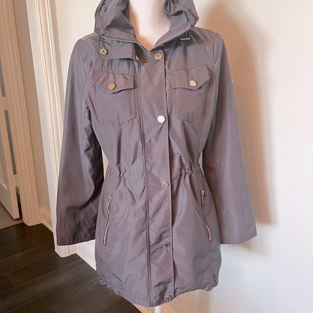Michael Kors Gray Rain Coat - image 2